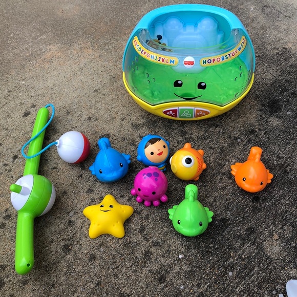 FisherPrice Toys Fisher Price Fish Bowl Pole Kids Toy Musical With